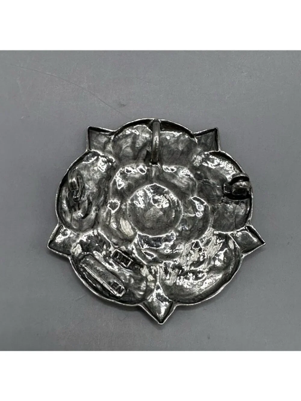 The Rose Of Trondheim Norway Pendant Signed F Morken 925 Sterling Silver Large